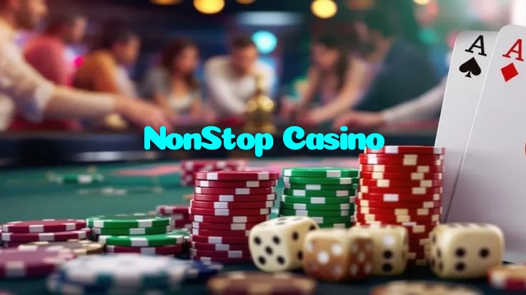 NonStop Casino casino presented on mobile device in Pakistan with slots and live games